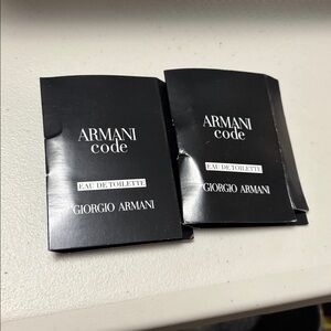 New Armani Code  Men’s Eau de Toilet Perfume Samples 0.05 each